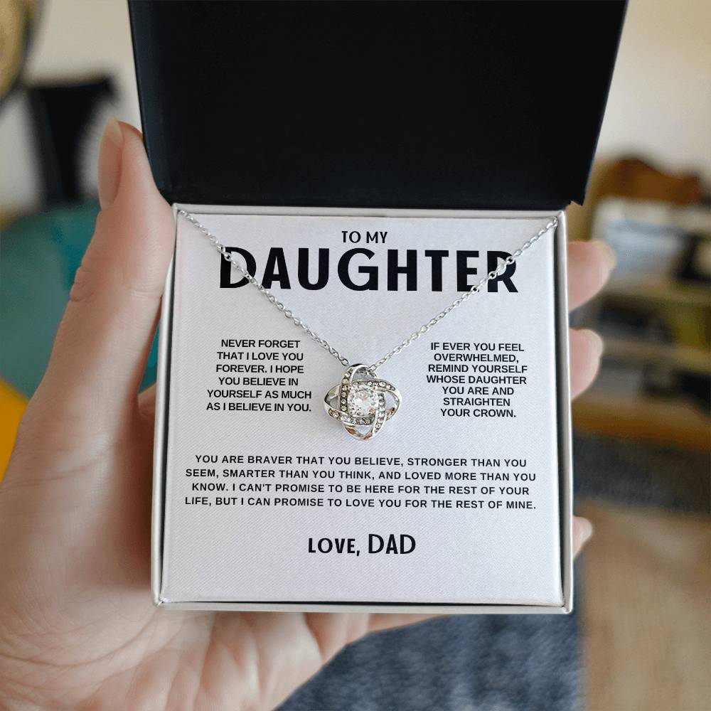 To My Daughter | Never Forget | Love Knot