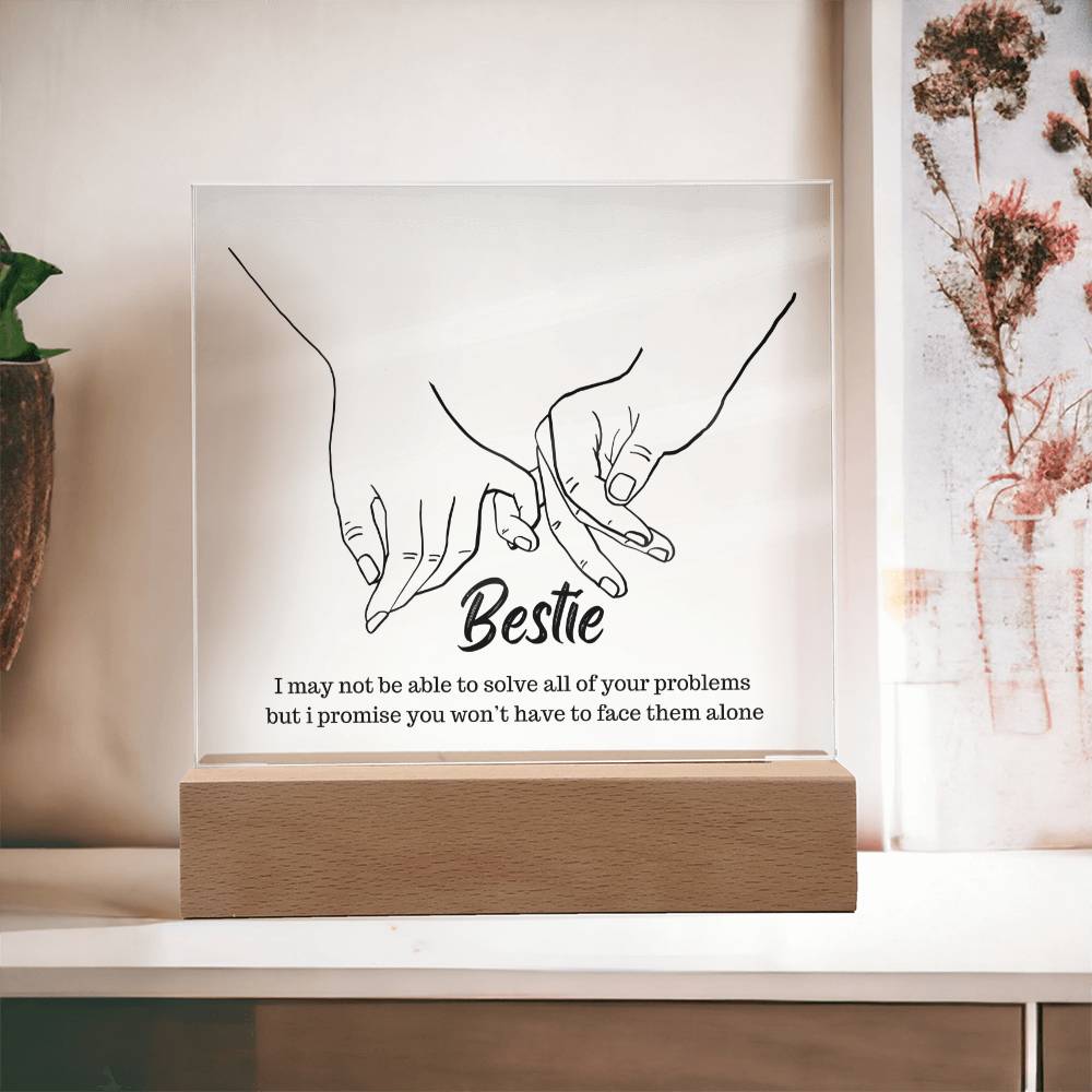 Bestie Acrylic Square Plaque