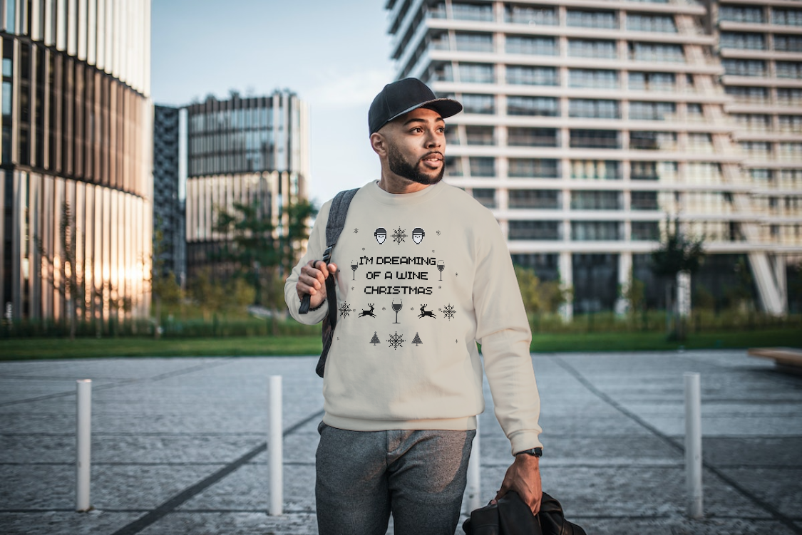 Unisex Wine Crewneck Sweatshirt