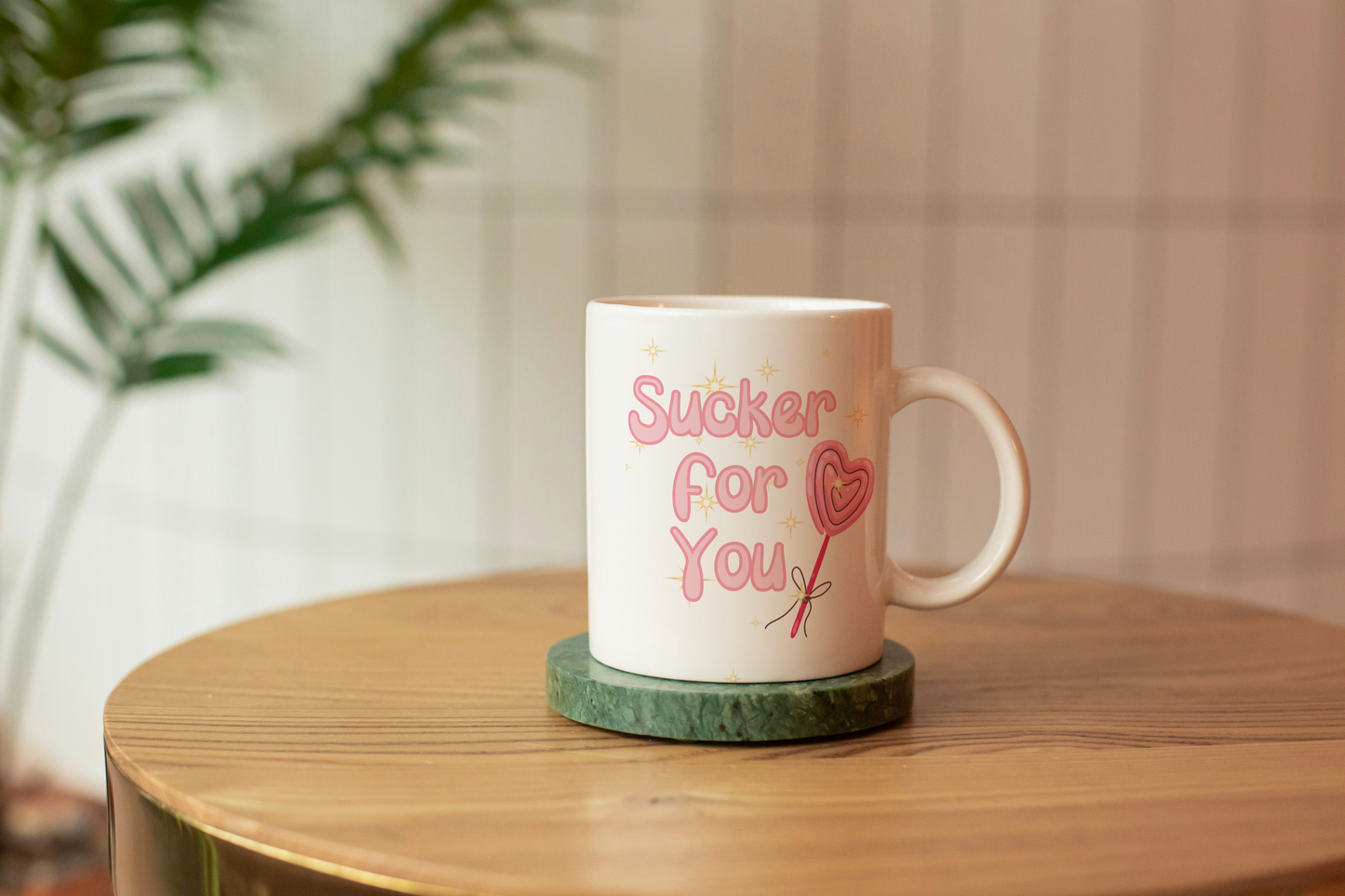 Sucker For You, Funny Valentine White Mug